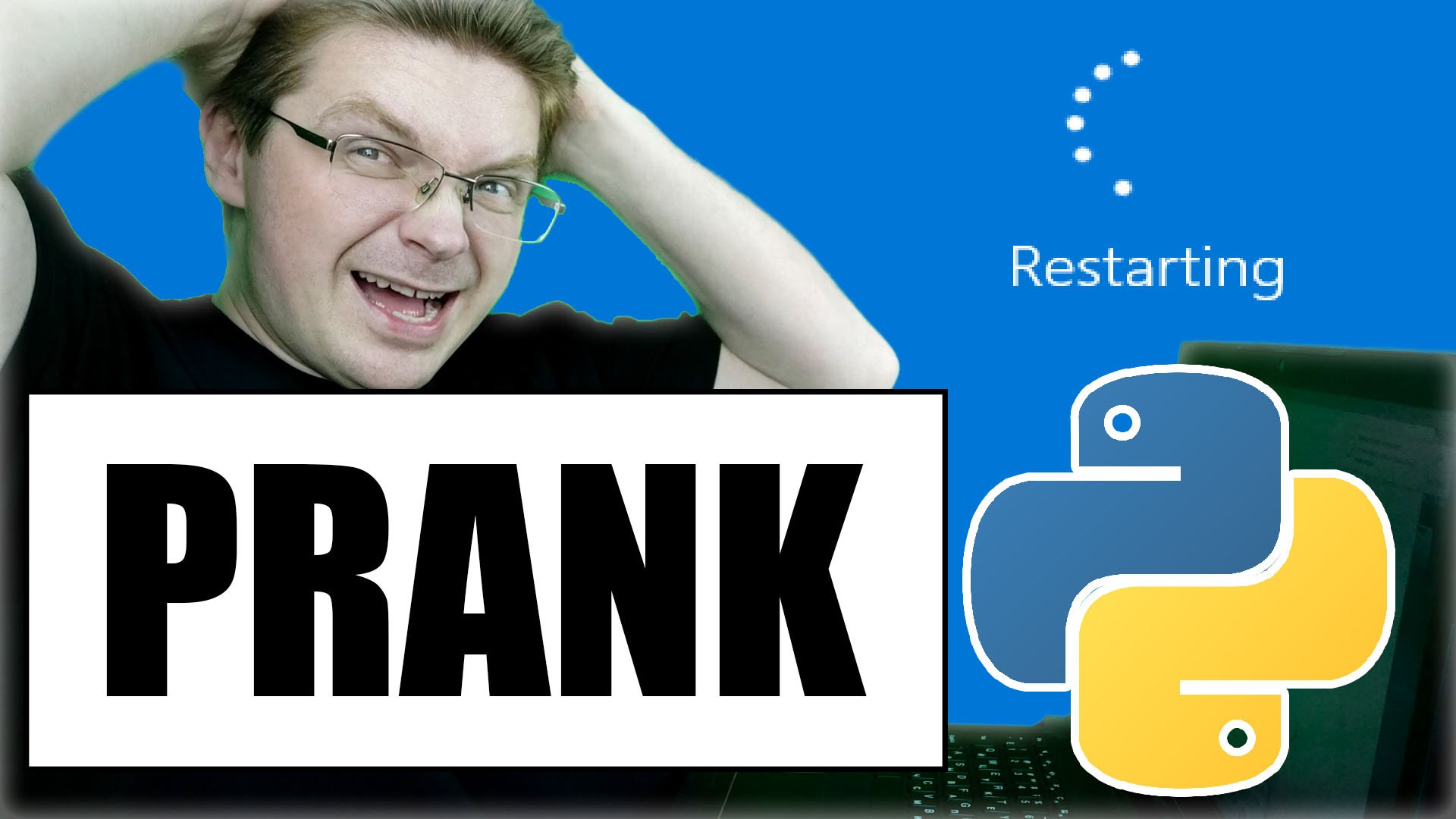 ? ПРАНК ? Ребут компа на python / Это вирус?!))) ? смотреть онлайн