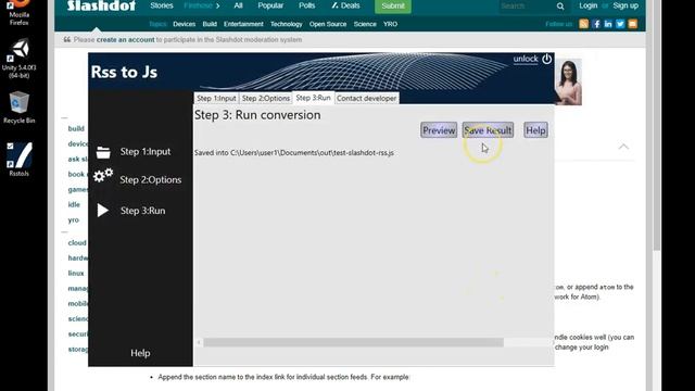 Rss to Js (Javascript) смотреть онлайн