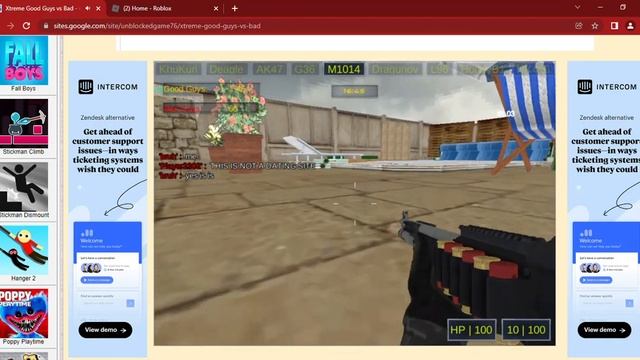 Xtreme Good Guys vs Bad From Unblocked Games 76. смотреть онлайн