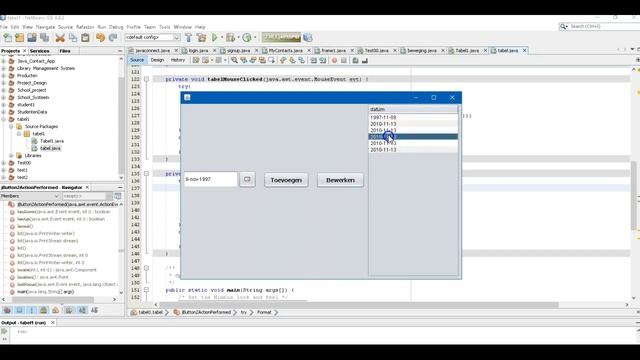 JAVA-Datum Wijzigen/ Get en Set Date From/ In JTable;JDateCh смотреть онлайн