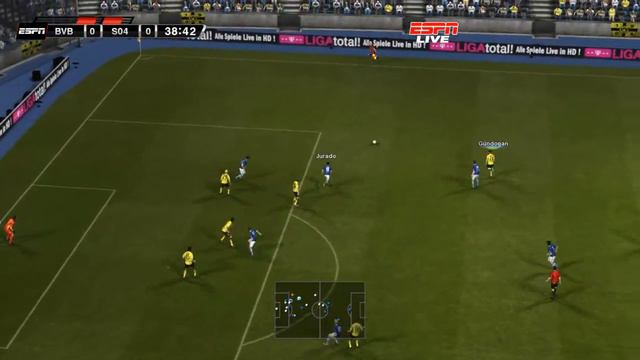 PES2012 - Gameplay ( Bundesliga Patch / HD) смотреть онлайн