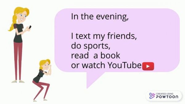 My day: Using Present Simple