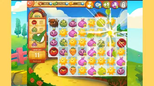 Farm Heroes Saga Level 1471 3 Stars NO BOOSTERS or companions смотреть онлайн