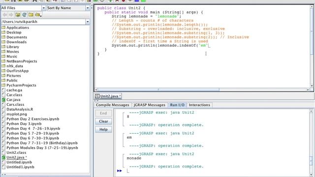 String Methods in Java! смотреть онлайн