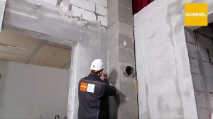 Как установить дымоход Schiedel Isotor в двухсветном пространстве