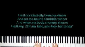 Like My Father -Jax (Original Key Karaoke) - Piano Instrumental Cover with Lyrics