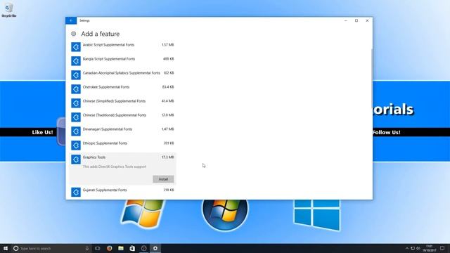 How To Install DirectX Graphics Tools In Windows 10 Tutorial смотреть онлайн