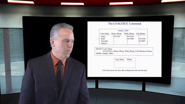 Let's Learn SQL! Lesson 92 : The Coalesce Command смотреть онлайн