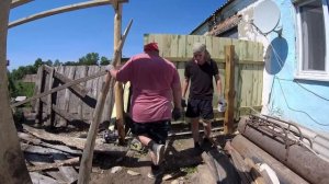 Стройка. Сарай на столбах. Размер 5х8. Часть 2. Разметка и установка столбов.