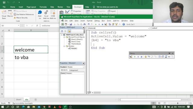 EXCEL VBA TELUGU PART - 5 || CELL REFERENCE || ASSIGNING VALUES || смотреть онлайн