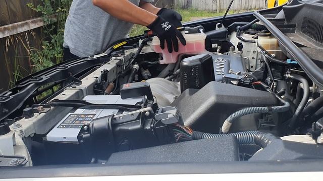 Changing Drive Toyota Engine 2AZFE Belt Part 2