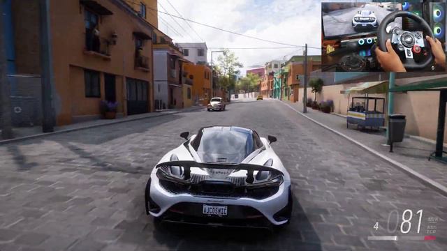 McLaren 765LT- Forza Horizon 5 (Steering Wheel + Shifter) Gameplay | AJ Cosmic смотреть онлайн