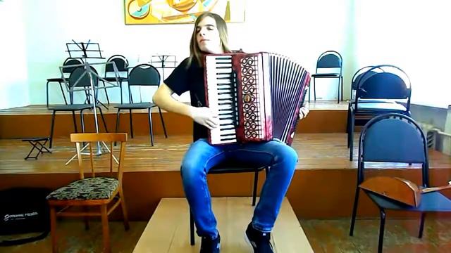 Блюз на аккордеоне в честь двухсотого ролика! (Вячеслав Хрусталёв) смотреть онлайн