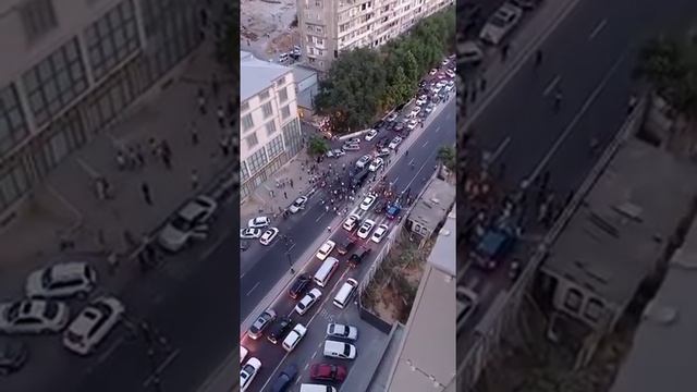 Акция против новостройки на проспекте Гянджа, Ахмедлы, Хатаинский район Баку - 24-6-2021_1 смотреть онлайн