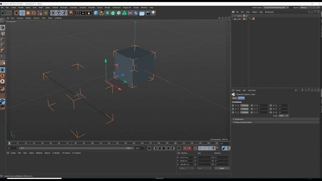 Cinema 4D: Transfer/copy axis between two objects (R23) смотреть онлайн