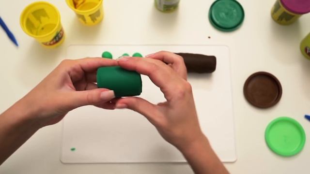 DIY Лепим из пластилина волшебное дерево вместе смотреть онлайн