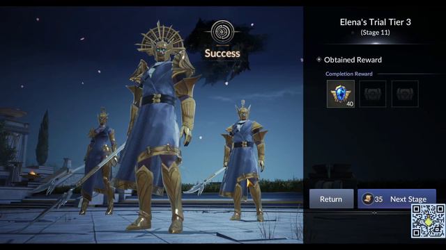 Elena Trial (Labyrinth) Stage 1- 15 with pet Legendary + - Seven Knights 2 смотреть онлайн