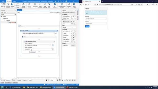 How to Automate a Website Login with UiPath Studio смотреть онлайн