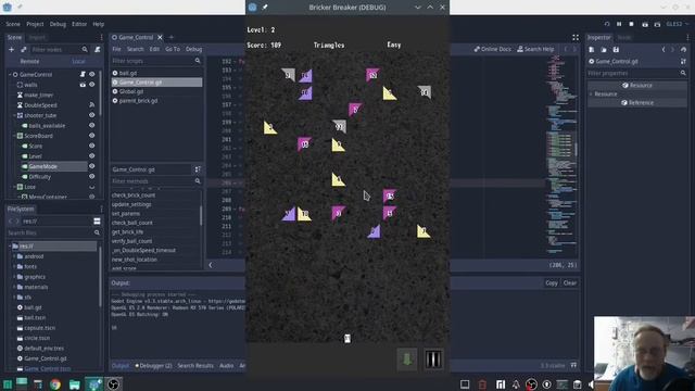 Bricker Breaker godot game progress update смотреть онлайн