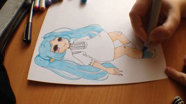 Speedpaint. Markers and washitape смотреть онлайн