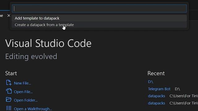 Как создать свой Датапак с помощью Visual Studio Code | Minecraft смотреть онлайн