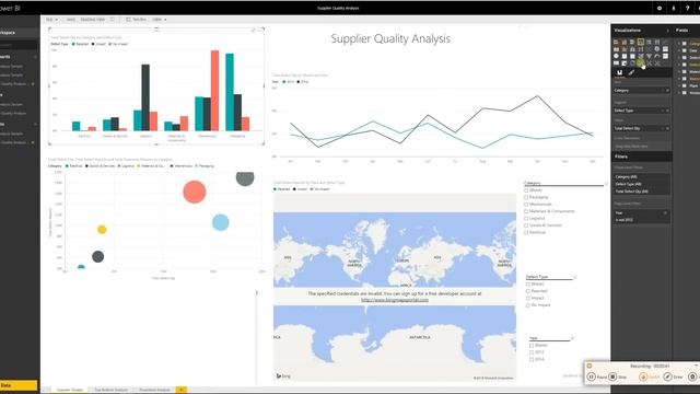 Power BI Visual Contest Entry - Stack Chart смотреть онлайн