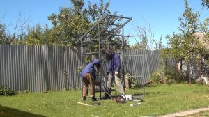 туалет из профиля и профнастила