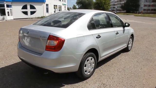 Автомобиль Шкода Рапид 2014 года. Car Skoda Rapid 2014 смотреть онлайн