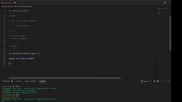 Map vs ForEach method in JavaScript #frontenddeveloper interview .. смотреть онлайн