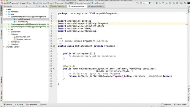 Advanced Android Development in Urdu-2 | Creating & Adding Fragment with XML | Jahan Numma смотреть онлайн