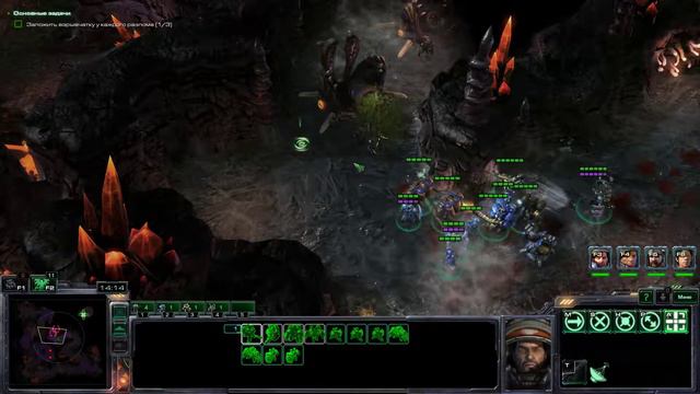 StarCraft II: Wings of Liberty — Прохождение Часть - 24: Чрево Чудовища. смотреть онлайн