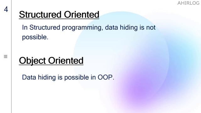Difference Between Procedural/Structure Oriented Programming & Object Oriented Programming | #2 смотреть онлайн