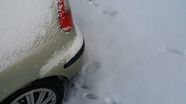 Renault Megane 1,9dci 1999 first start in 2 weeks -6ºC смотреть онлайн