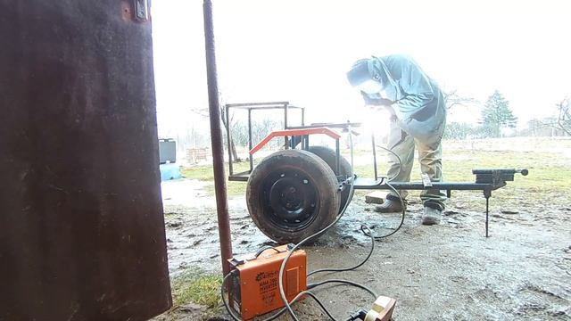 самодельная адаптер- бричка для мотоблока Патриот своими руками смотреть онлайн