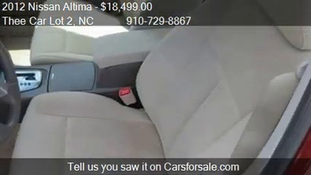 2012 Nissan Altima 2.5 S - for sale in Fayetteville, NC 2830 смотреть онлайн