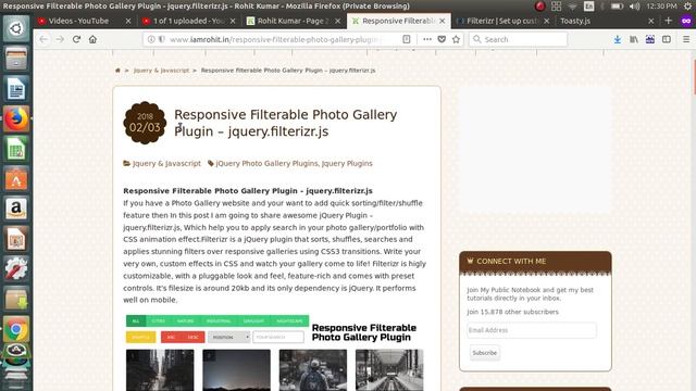 Responsive Filterable Photo Gallery Plugin – jquery.filterizr.js смотреть онлайн