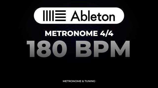 Metronome (Ableton Sound) - 180 BPM 4/4 (Beats per minute) смотреть онлайн