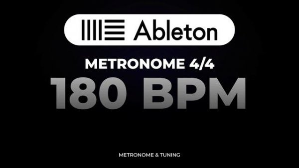 Metronome (Ableton Sound) - 180 BPM 4/4 (Beats per minute)
