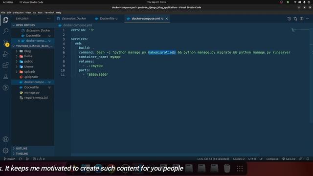 Dockerize your Django Application | Django Docker tutorial смотреть онлайн