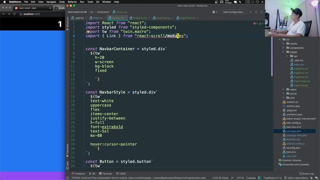 React single page smooth scroll + Next js simple tutorial смотреть онлайн