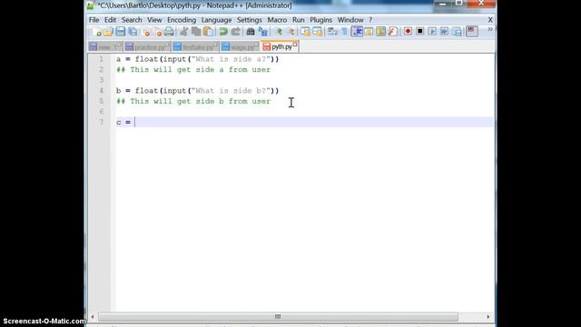 Python Packet 1: Comments and more advanced math controls смотреть онлайн