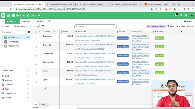 Create Product Catalog & Automate Enquiries | Stackby Use-case смотреть онлайн