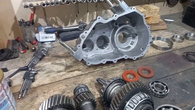 Усиление раздаточной коробки Соболь/Газель переделкой на конические роликовые подшипники (1 часть)
