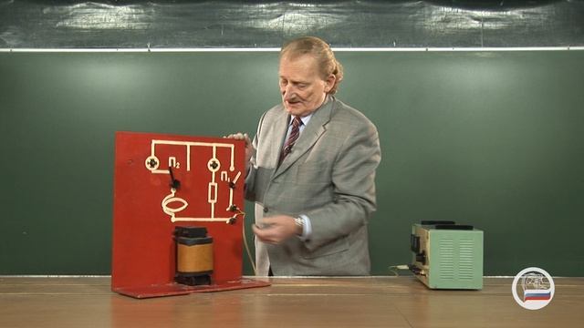 58. Электричество. Ток при замыкании и размыкании цепи с индуктивностью