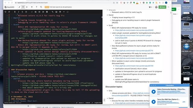 Velero Community Meeting - Dec 21, 2022 смотреть онлайн