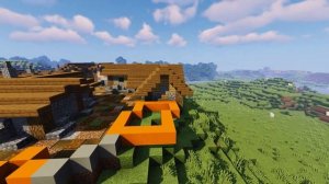 ДЕРЕВНЯ на ХОЛМЕ! | Как улучшить деревню жителей в Майнкрафт? | Как построить деревню в Майнкрафт?