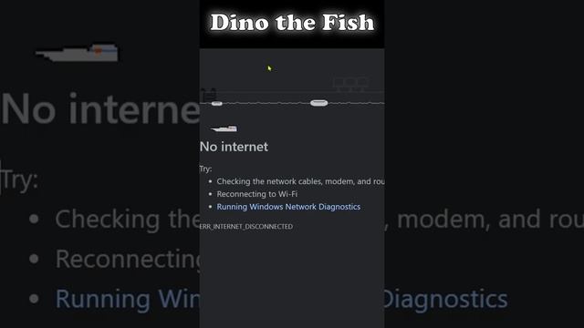 Google Dino Game UPDATE | "Dino the Fish" смотреть онлайн