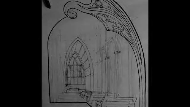 gothic themed drawing смотреть онлайн