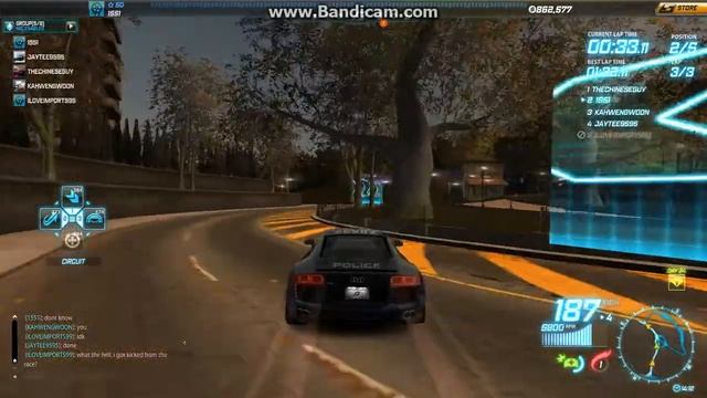Need For Speed World Audi R8 4.2 Quattro Cop Edition смотреть онлайн