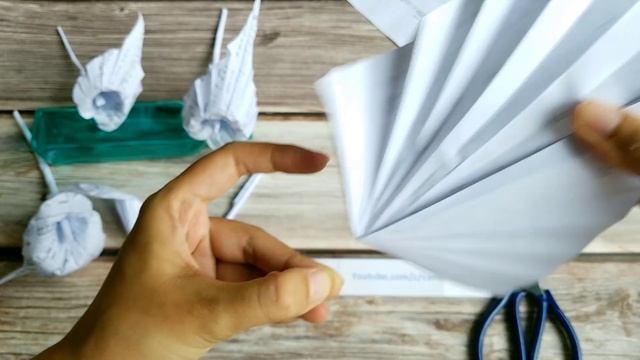 Paper Calla Lily Easy and Beautìul origami flower - Step by Step DIY tutorial смотреть онлайн